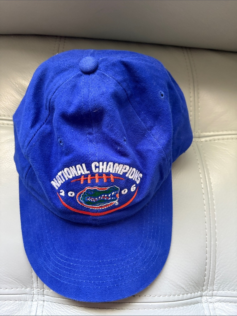 Blue National Champions 2006 Baseball Cap - Florida Gators Style